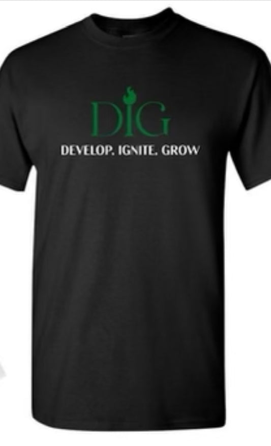 Adult Black D.I.G. T-Shirt