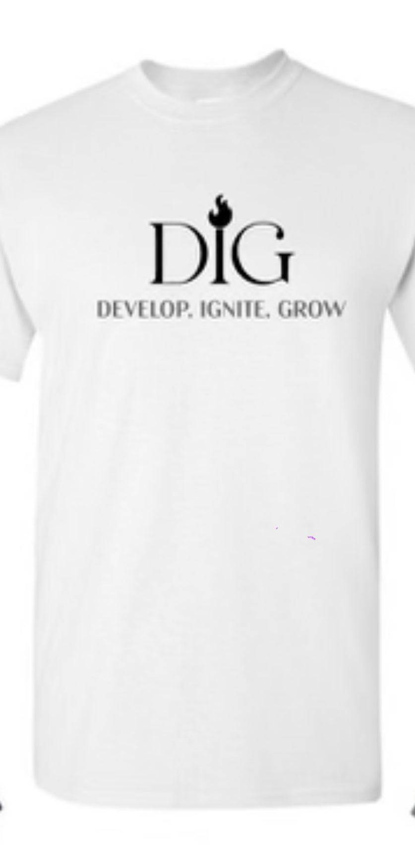 Adult White D.I.G T-Shirt